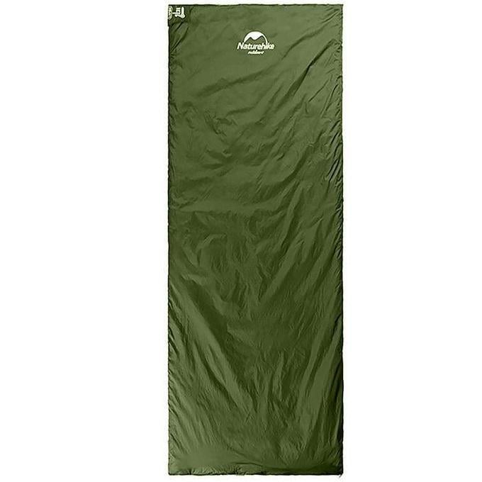 Спальный мешок Naturehike Mini Ultra light LW 180 NH15S003-D левый 190х75 см Зеленый