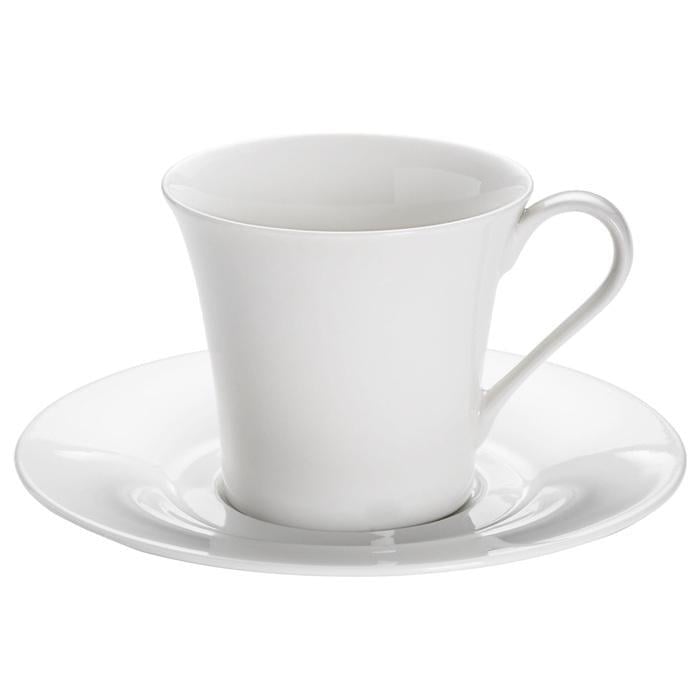 Чашка с блюдцем для кофе Maxwell & Williams BASICS ROUND фарфор 230 мл (2631701)