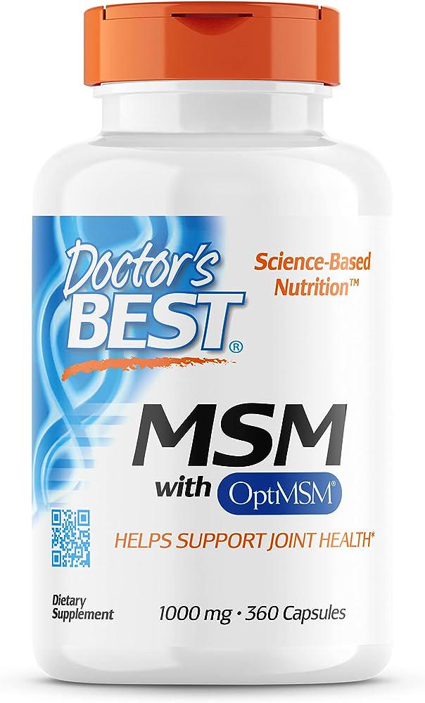 Метилсульфонилметан Doctor's Best MSM with OptiMSM 1000 mg 360 capsules