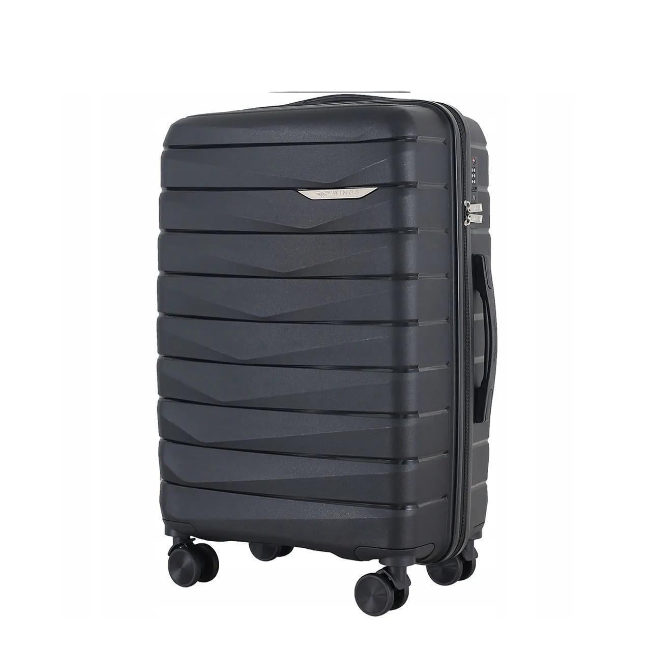 Чемодан Wings MUR01 средний 64 л Черный (MUR01-M-Black)