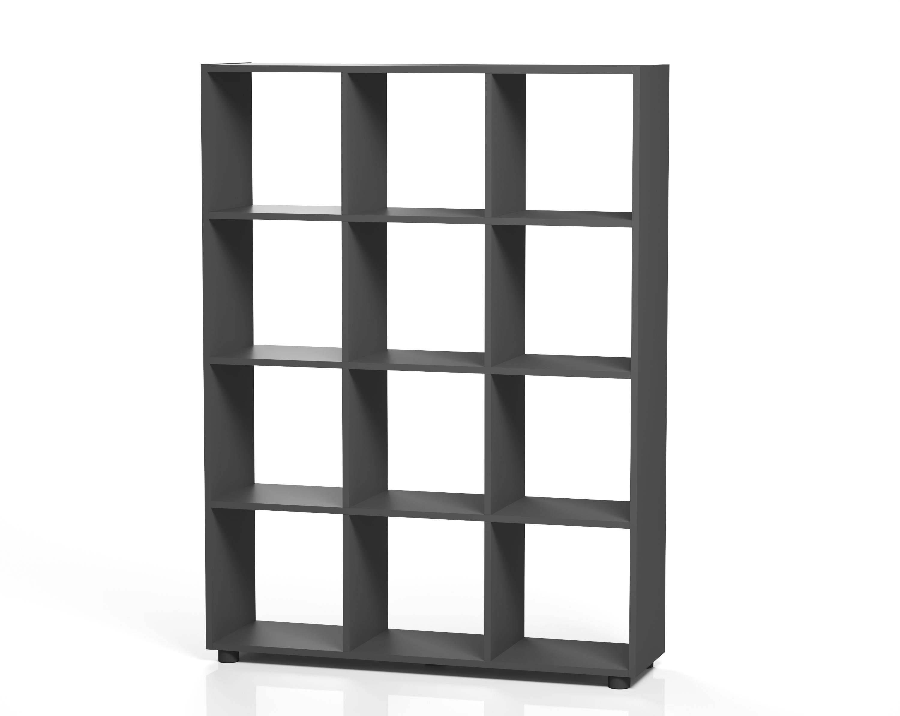 Стеллаж Сота Прямой 12 Графит (404528)