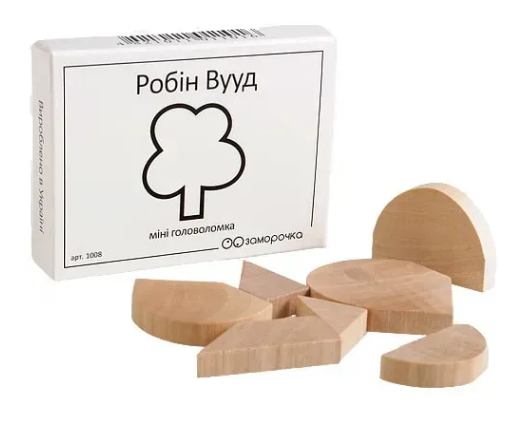 Головоломка дерев'яна Робін Вууд Міні Головоломка дерев'яна Робін Вууд Міні