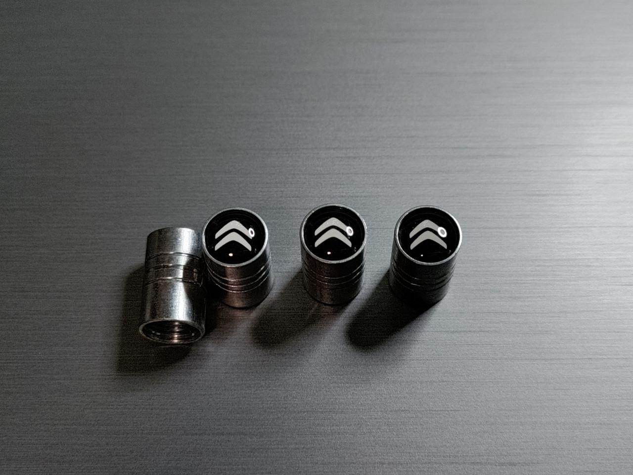 Колпачки на ниппель с логотипом CITROEN металлические (1932673126)