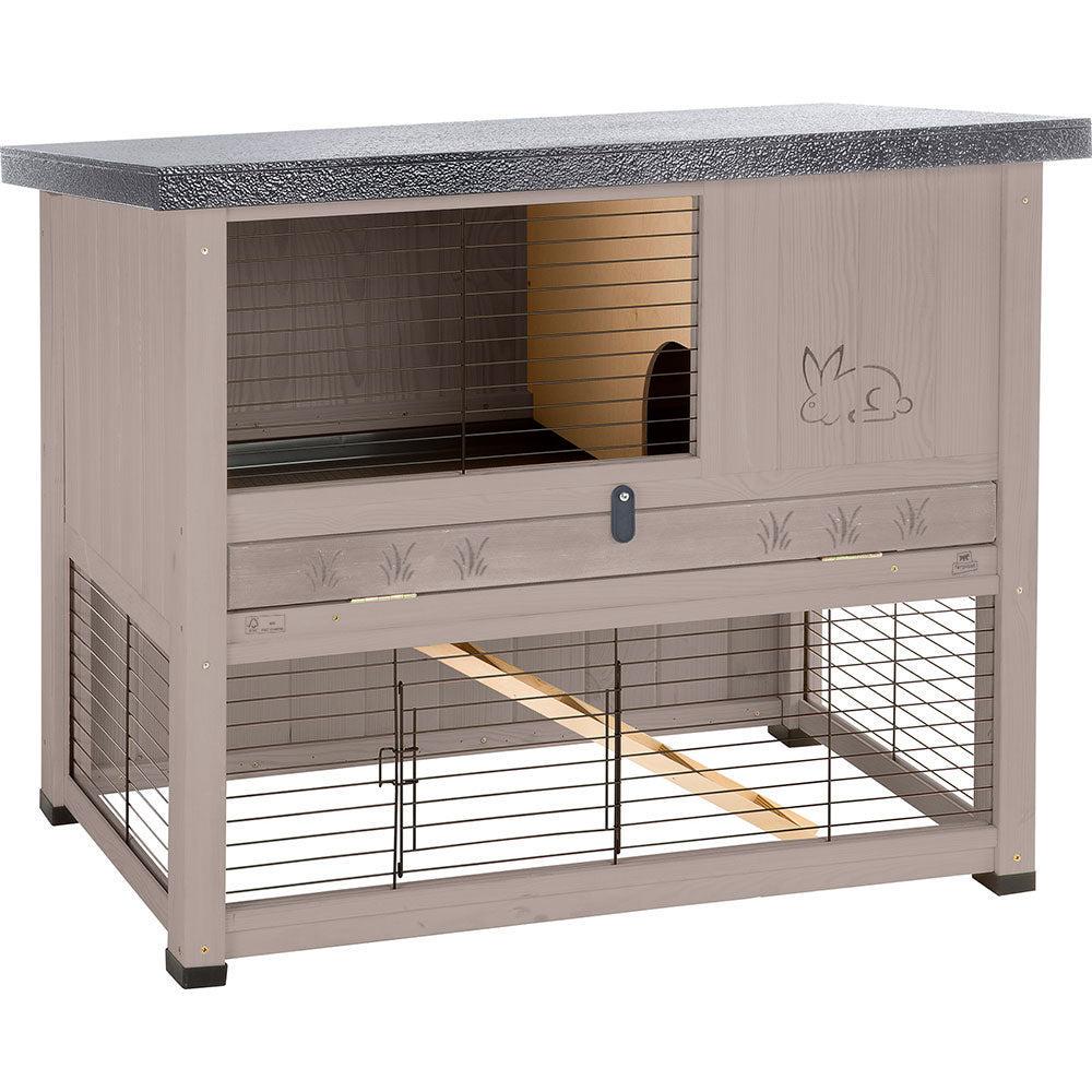 Клетка двухуровневая для кроликов из северной сосны RANCH имеющая сертификат FSC 95x64,5xh 84,5 см (A-036857) Клетка двухуровневая для кроликов из северной сосны RANCH имеющая сертификат FSC 95x64,5xh 84,5 см (A-036857)