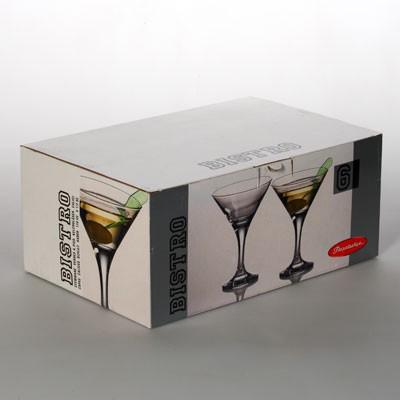 Набор фужеров Bistro для мартини из стекла 170 мл 6 шт. - фото 3 Набор фужеров Bistro для мартини из стекла 170 мл 6 шт. - фото 3