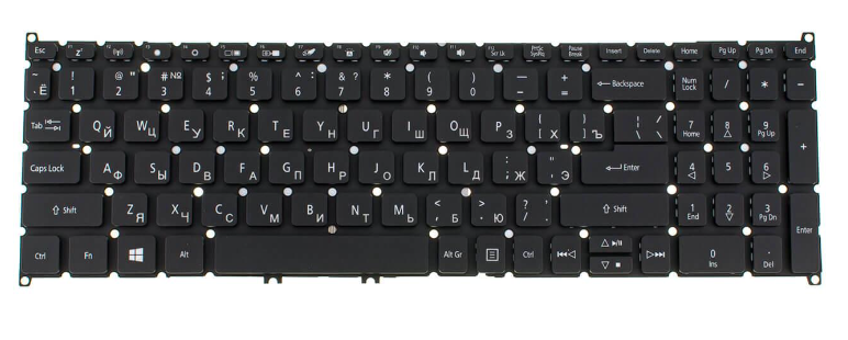 Клавиатура для ноутбука Acer Aspire SP515-51GN подсветка клавиш (NK.I1513.08Y)