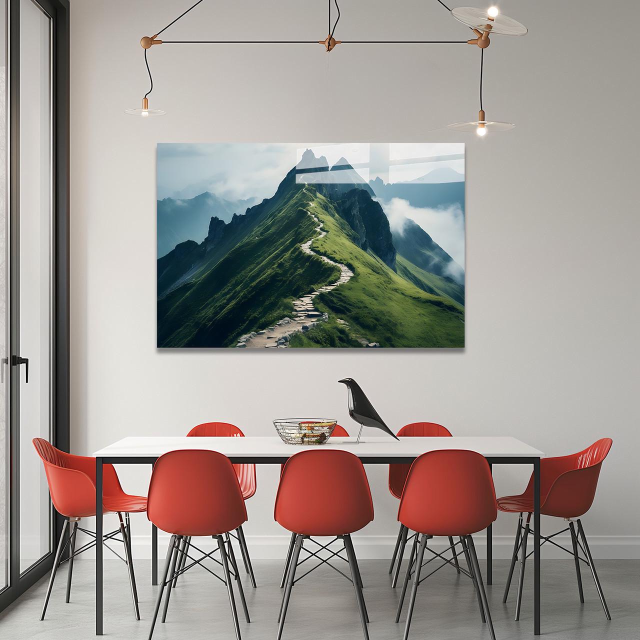 Картина на стекле NovellaPrint Тропа в облаках 90х60 см (402.3) - фото 3