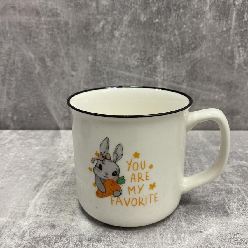Чашка порцелянова 320 мл Cute rabbit Ardesto AR3460