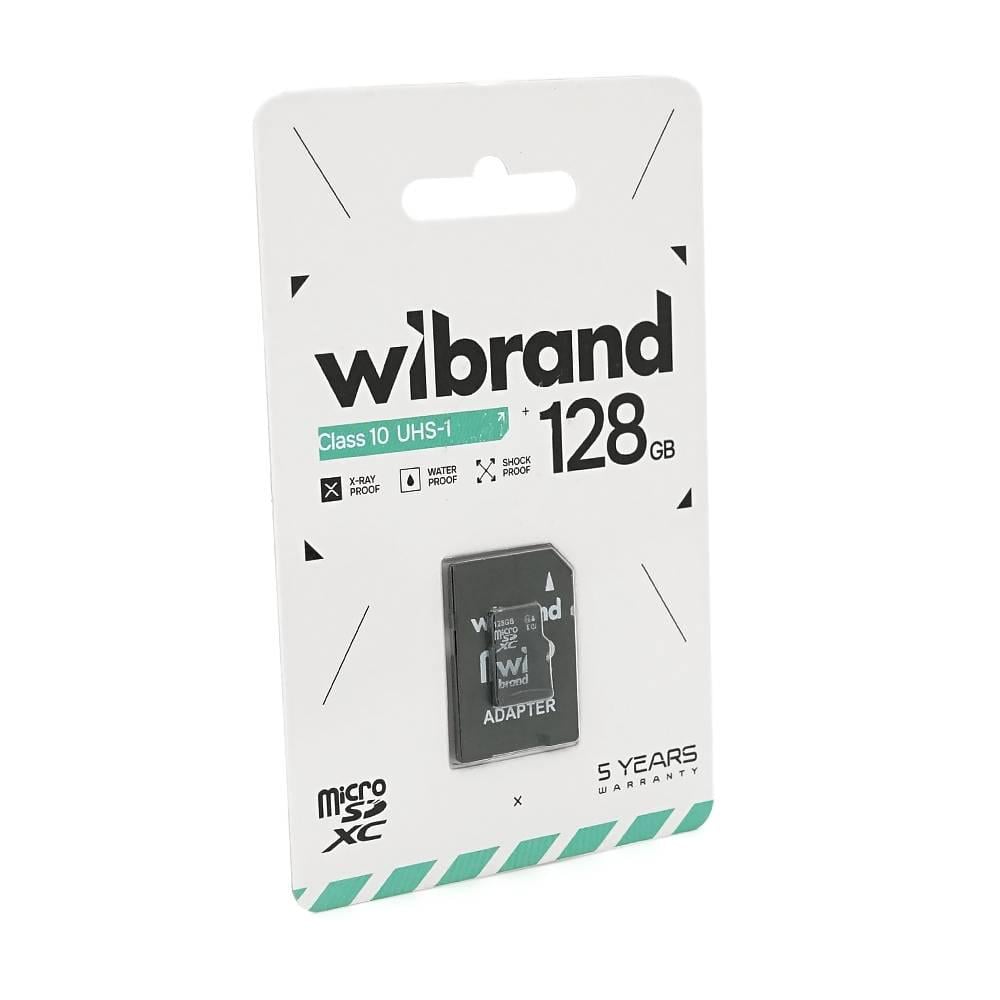 Карта пам'яті Wibrand microSDHC Class 10 UHS-I 128GB (36045) Карта пам'яті Wibrand microSDHC Class 10 UHS-I 128GB (36045)