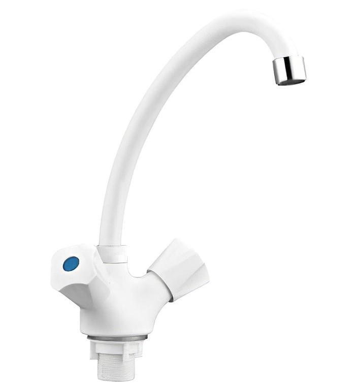 Смеситель для кухни PLAMIX Omega-271 White (PM0610) Смеситель для кухни PLAMIX Omega-271 White (PM0610)