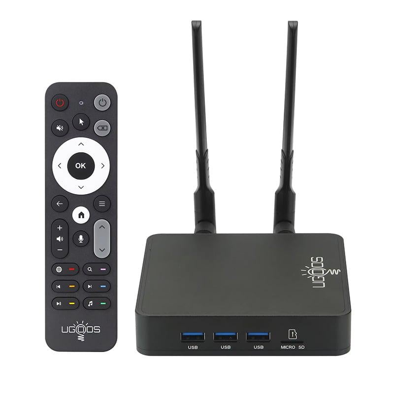 Смарт-приставка ТВ Ugoos AM9 PRO 4/64 Гб Smart TV Box Android 14 (592-PRO)