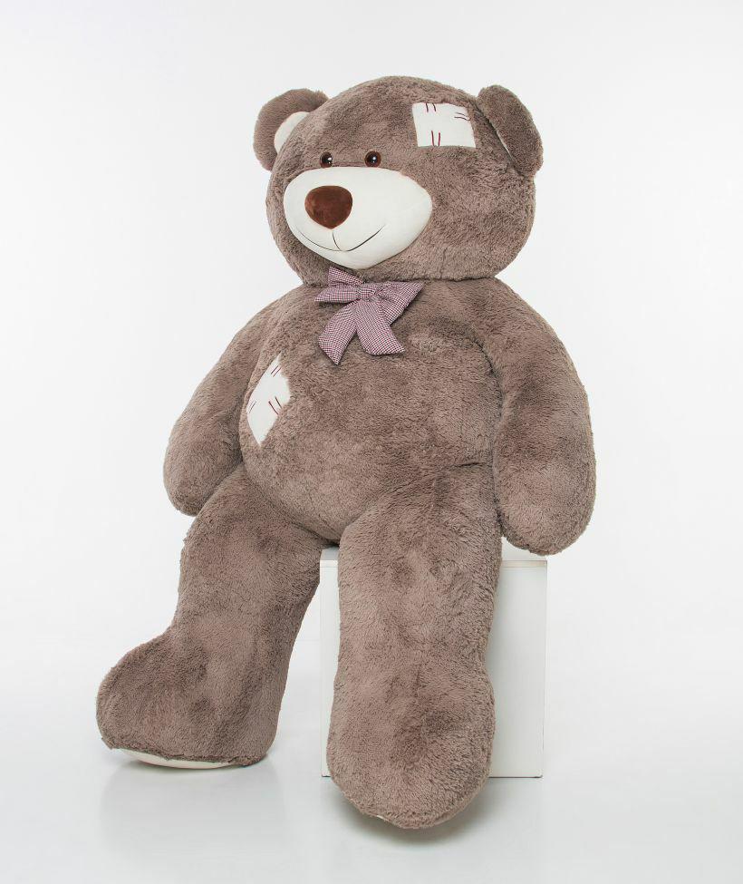 Мягкая игрушка Медведь гигант с латками 2,50 м (00042)