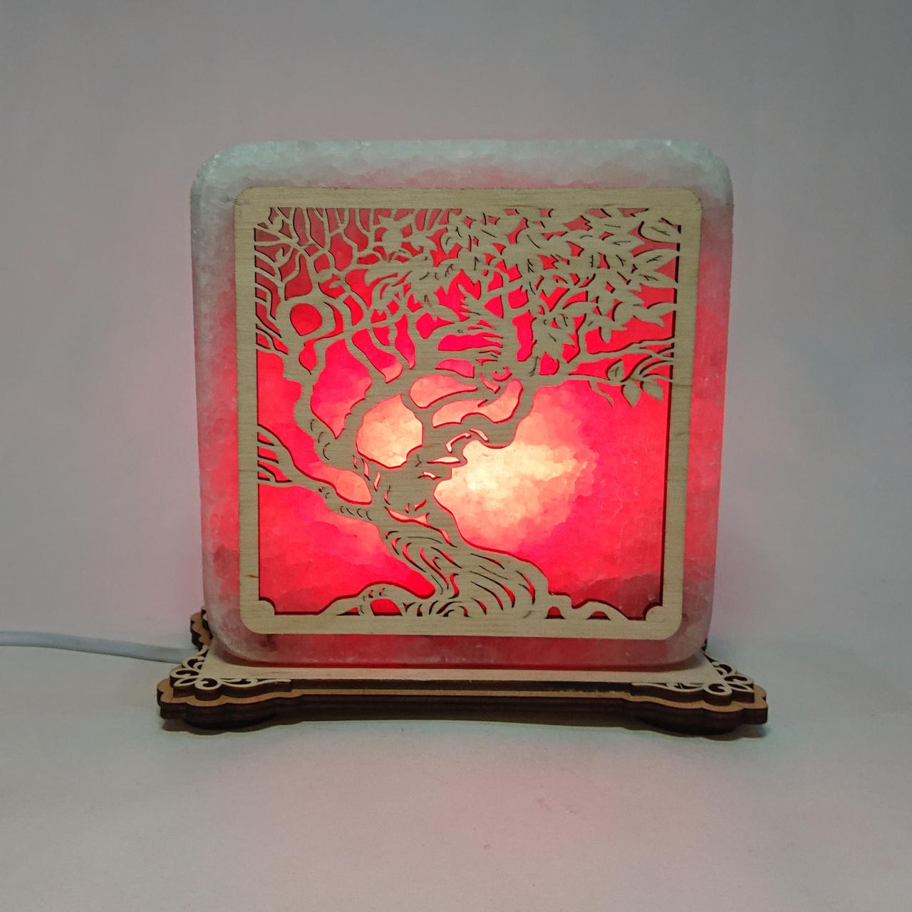 Соляной светильник Дерево (k-0006-r)