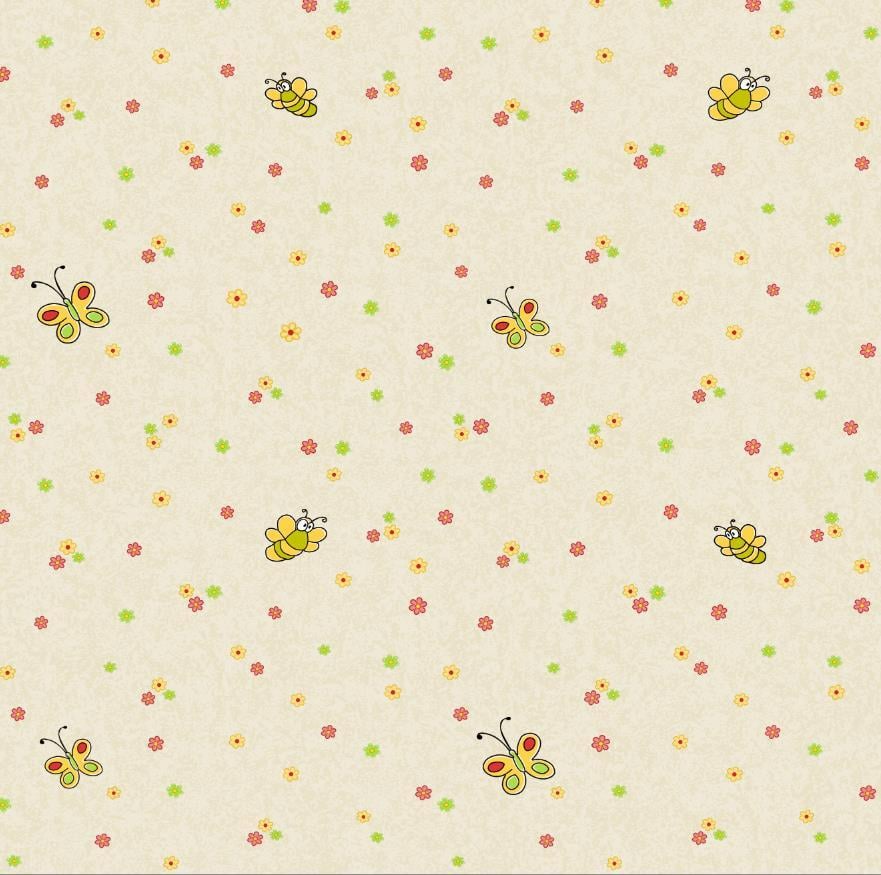 Обои бумажные Континент Ойка компаньон 1334 0,53x10,05 м Желтый (2000000214245)