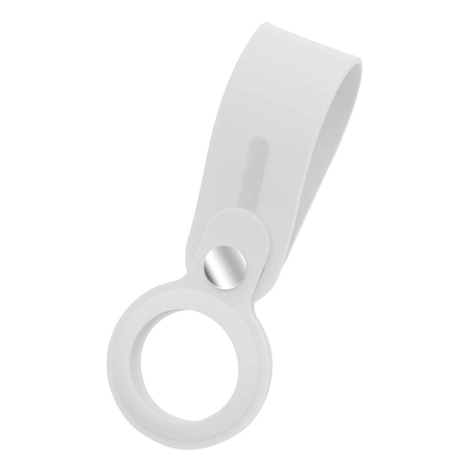 Чохол-брелок ArmorStandart для AirTag Silicone Loop with Button White (ARM58923)