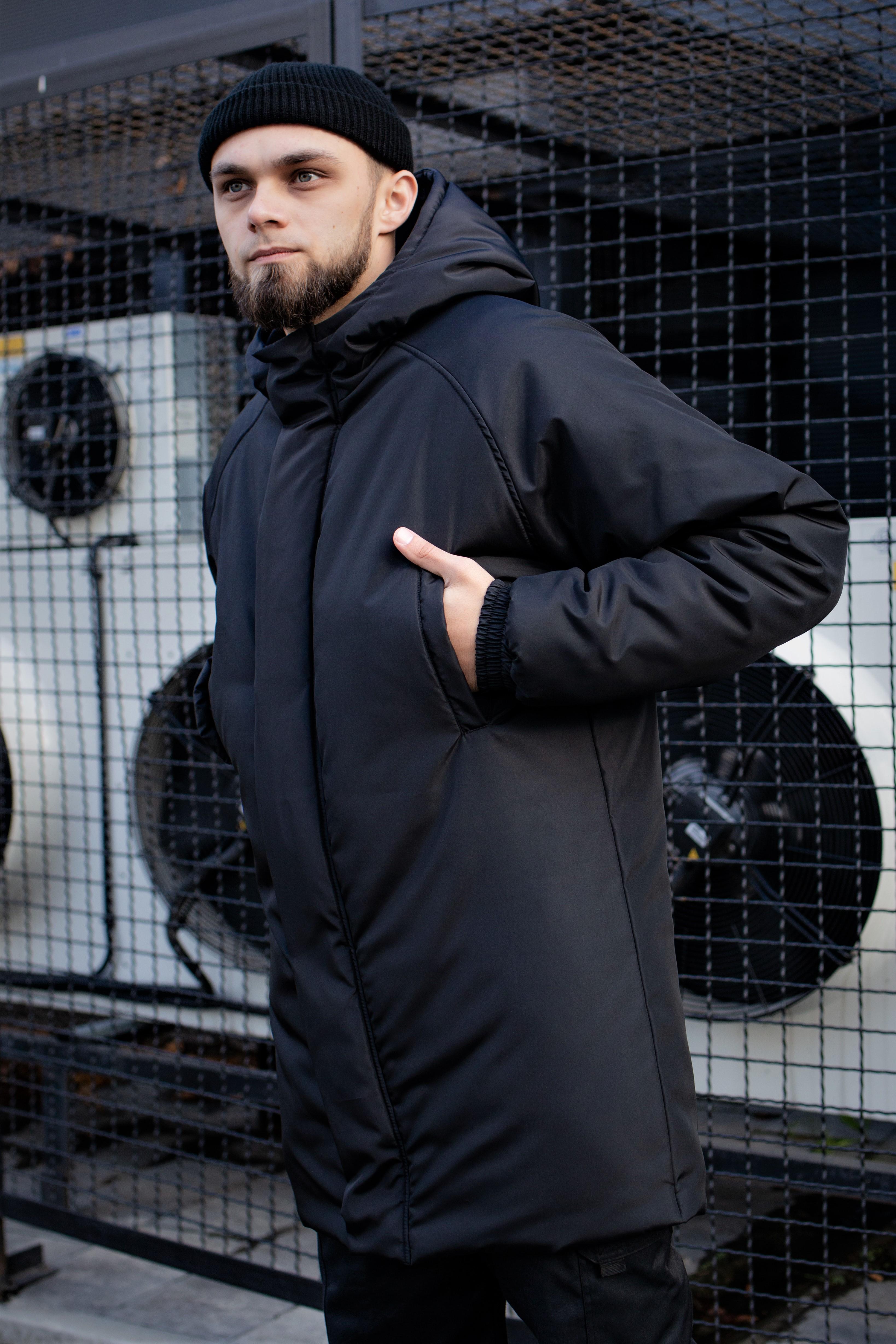 Парка зимова Without Island man S Black (S8048904) - фото 7