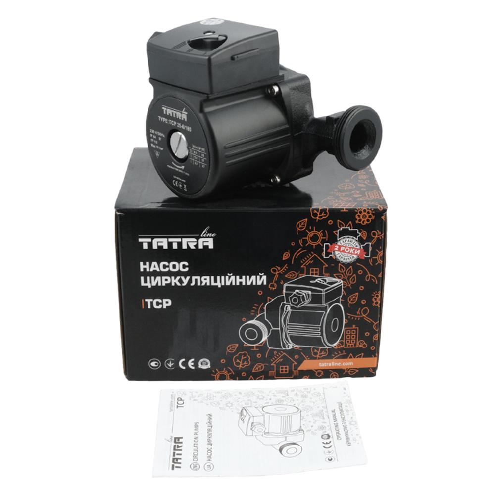 Циркуляційний насос Tatra Line TCP 25-60/180 мм без кабеля (89961) - фото 3