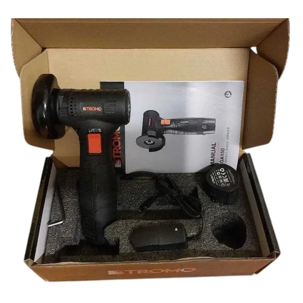 Шлифмашина аккумуляторная Stromo AGA-150 2 АКБ и ЗУ (300150) - фото 2 Шлифмашина аккумуляторная Stromo AGA-150 2 АКБ и ЗУ (300150) - фото 2