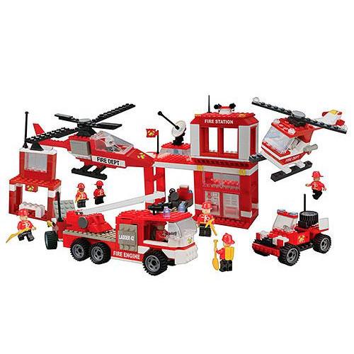 Конструктор Best-Lock 75052 Пожарная станция 750 дет. пластик Разноцветный (147-132-BOC041062)