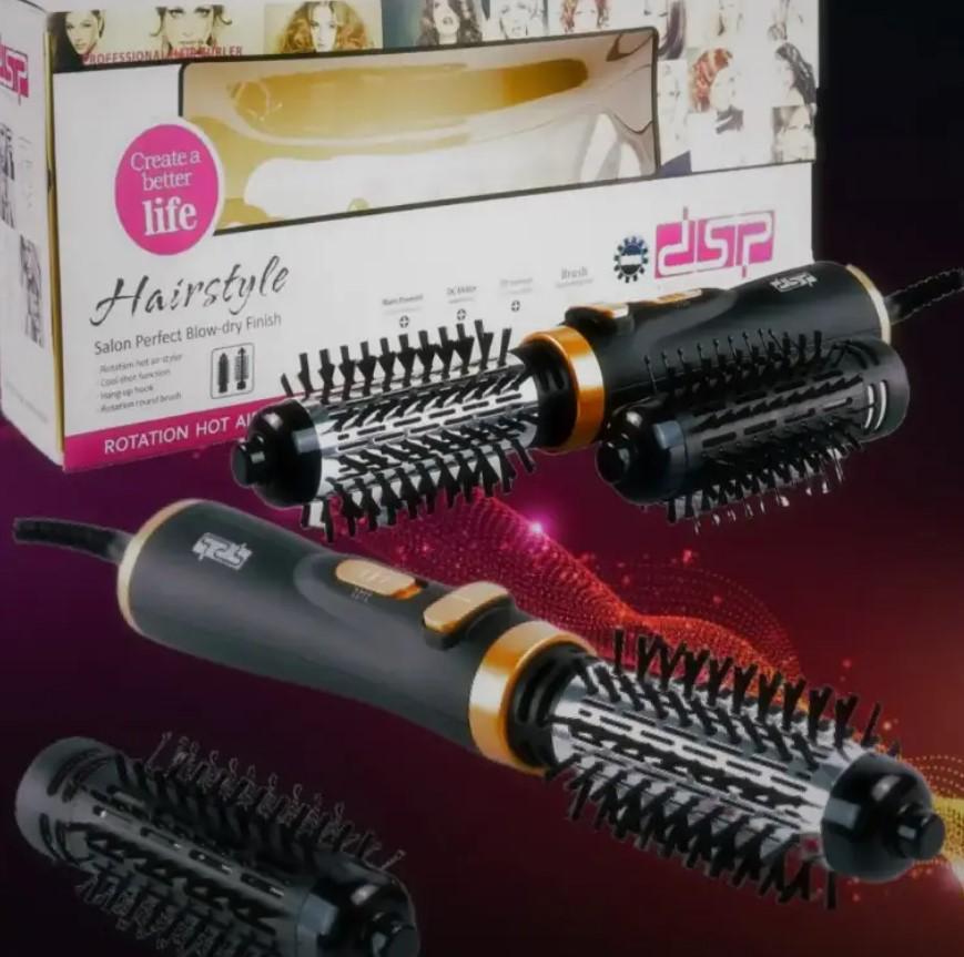 Стайлер універсальний DSP D-50046 з феном та щіткою 1000 Вт Чорний (2104618630) - фото 13 Стайлер універсальний DSP D-50046 з феном та щіткою 1000 Вт Чорний (2104618630) - фото 13