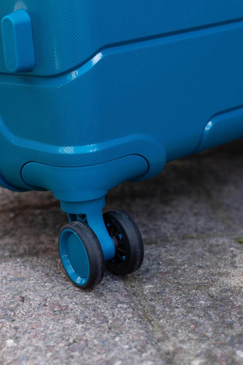 Чемодан пластиковый Nuri 1908 S Синий (11823694) - фото 4 Чемодан пластиковый Nuri 1908 S Синий (11823694) - фото 4