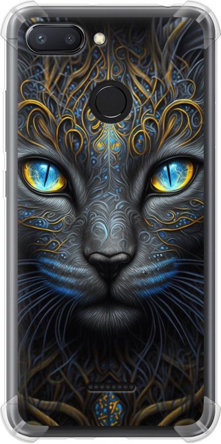 Чехол на Xiaomi Redmi 6 Кошка (5548sp-1521-42517)