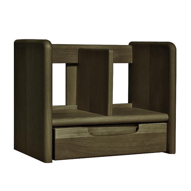 Полка книжная настольная из дерева Шанли Палисандр (КПА-014202)