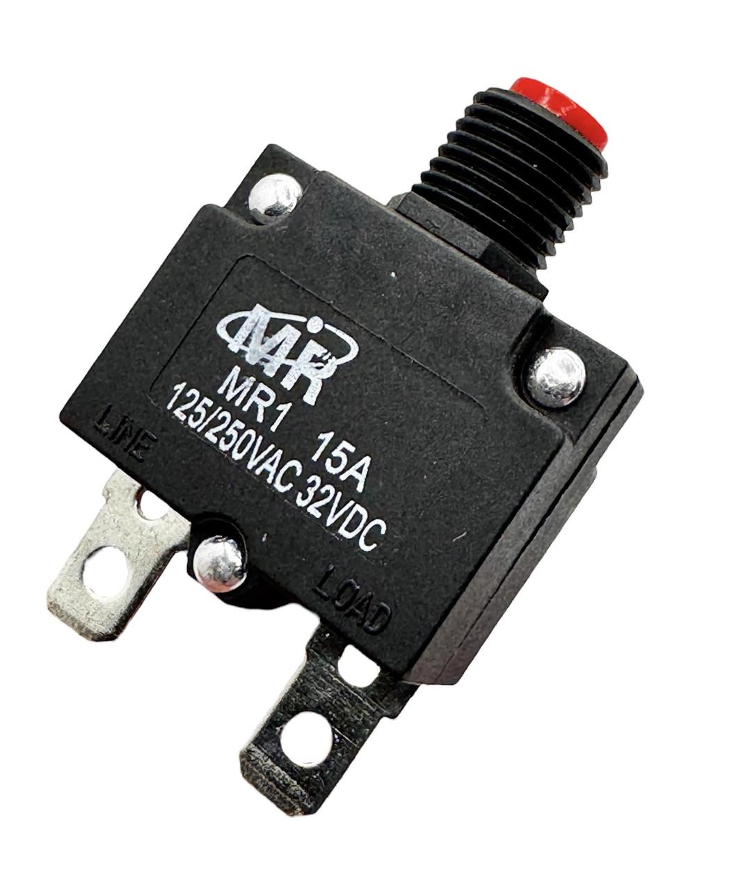 Кнопка теплова 15 А посадкове місце 28 ммx13 мм (2526542036)