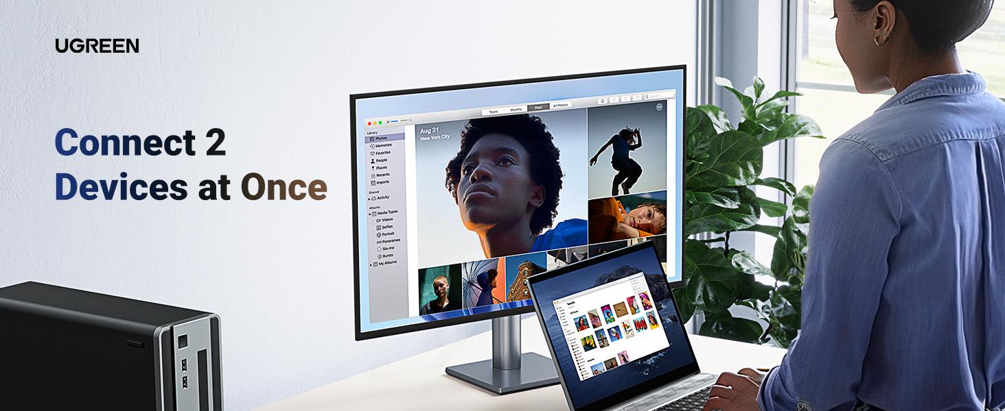 Адаптер-сплиттер 1000 Мбит/с Ugreen NW301 Grey (45311) - фото 10 Адаптер-сплиттер 1000 Мбит/с Ugreen NW301 Grey (45311) - фото 10