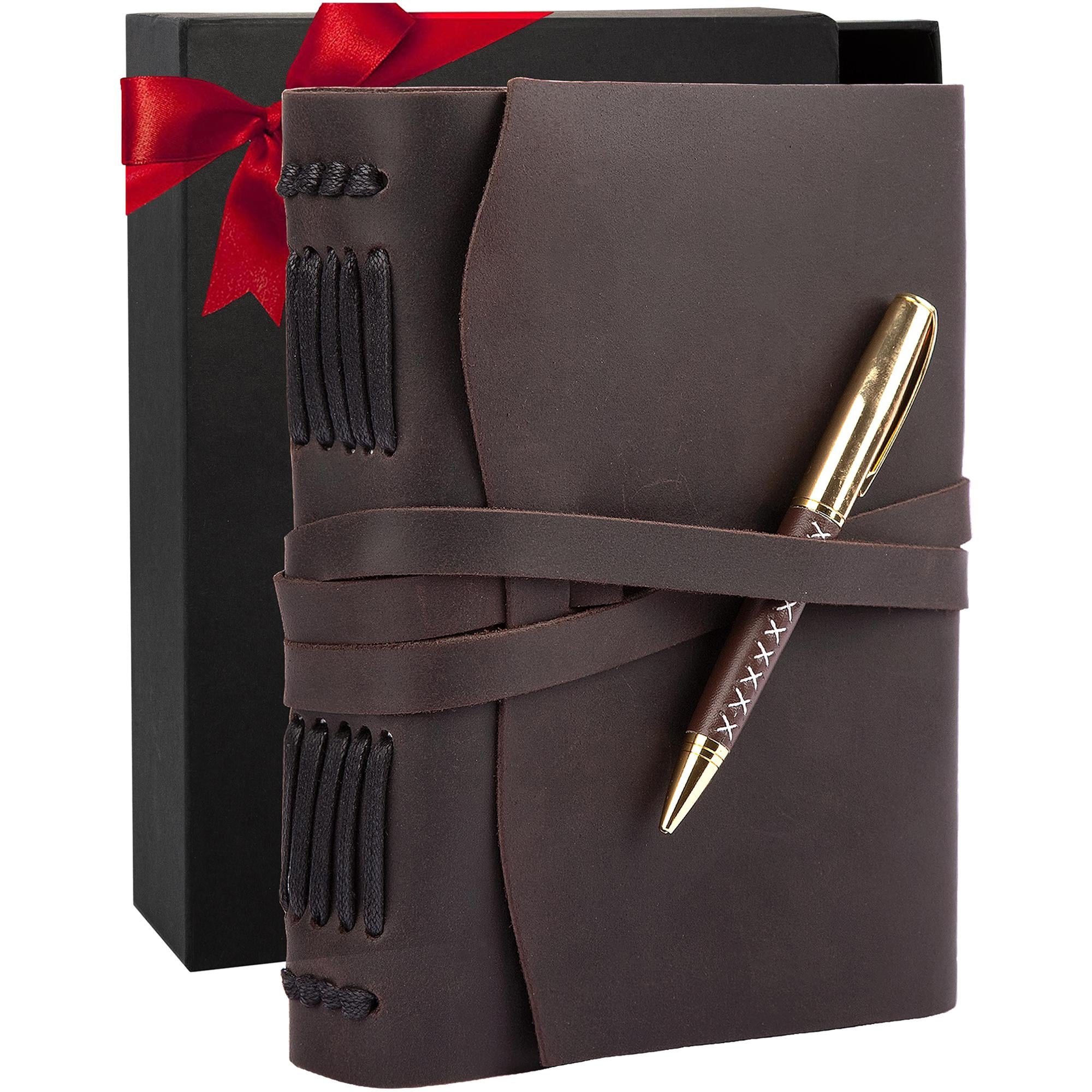 Блокнот ручной работы Comfy Strap B6 с фирменной ручкой кожа Crazy Horse и подарочной упаковкой Темно-коричневый Блокнот ручной работы Comfy Strap B6 с фирменной ручкой кожа Crazy Horse и подарочной упаковкой Темно-коричневый