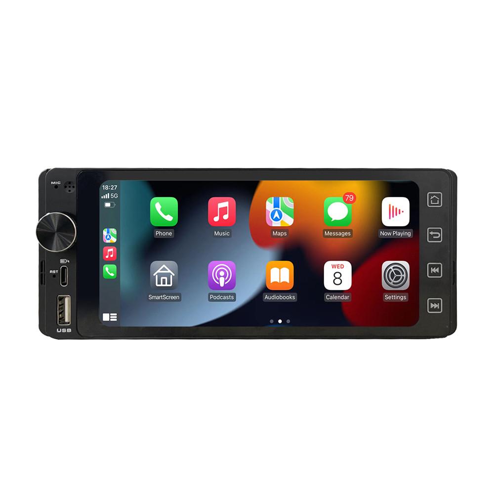 Автомагнитола сенсорная CYCLONE 1DIN ANDROID 10.0 Cyclone MP-5006 CarPlay/AndroidAuto 4x45 (103-087)