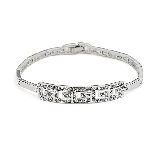 Браслет с кристаллами Сваровски 30836 Italina Белый