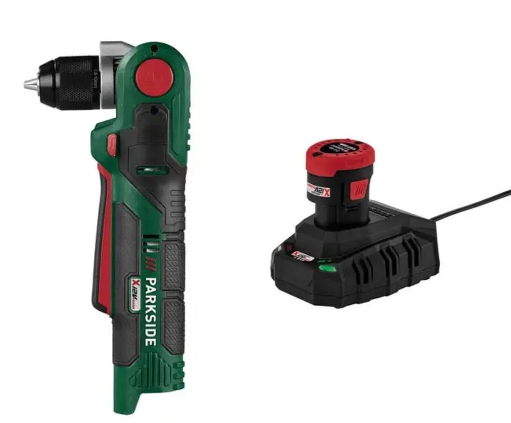 Дрель-шуруповерт угловой аккумуляторный PARKSIDE PWBSA 12 B2 (29511088) Дрель-шуруповерт угловой аккумуляторный PARKSIDE PWBSA 12 B2 (29511088)