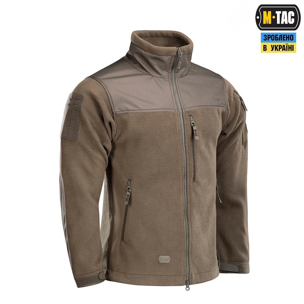 Куртка-кофта флісова M-Tac Alpha Microfleece GenII S Олива (5921) - фото 2