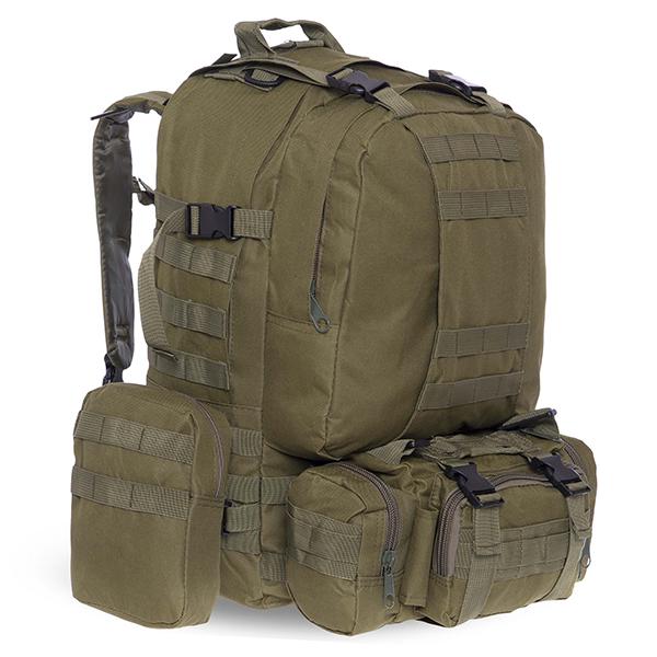 Рюкзак тактический с подсумками TY-7100 45 л Оливковый (59429126)