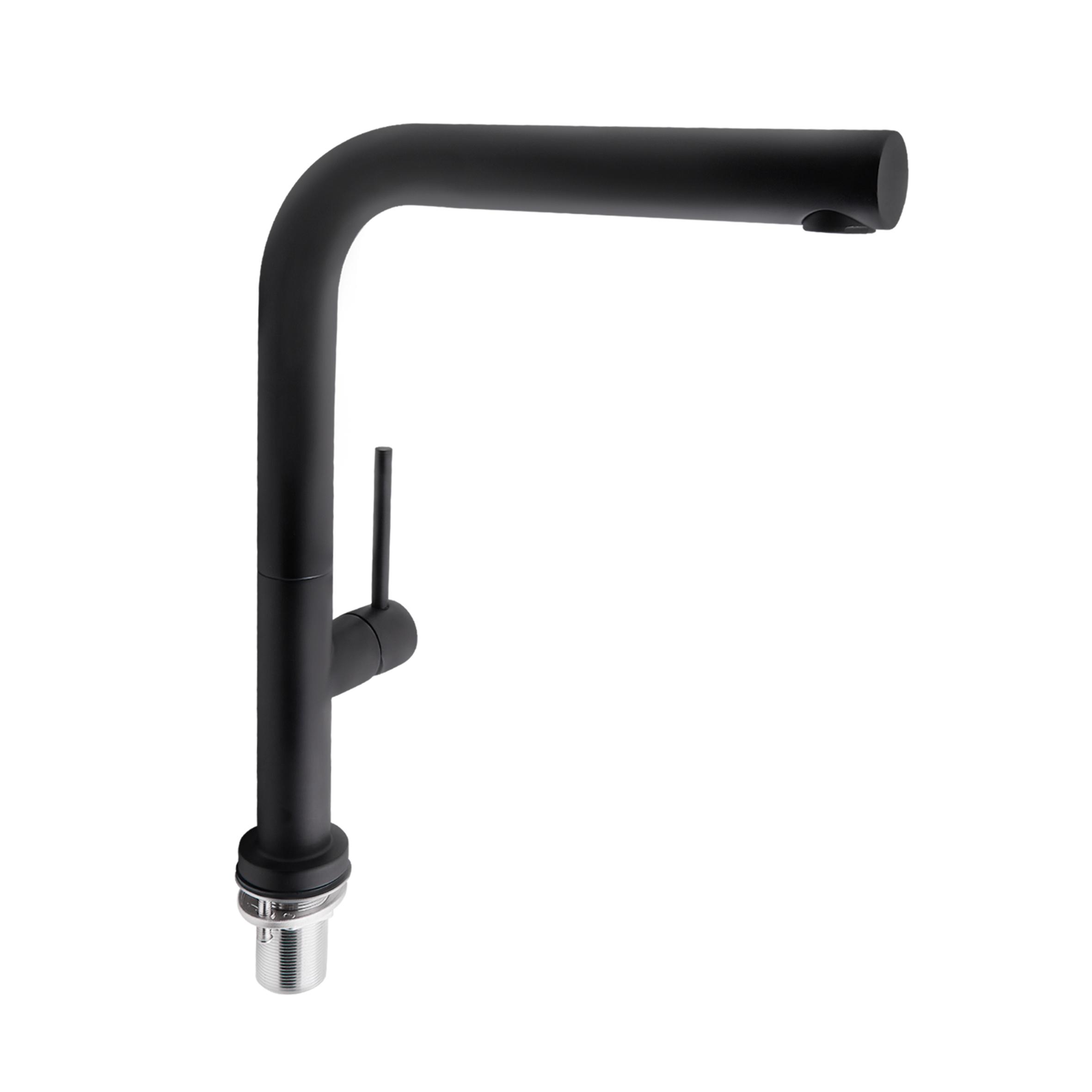 Смеситель для кухни Q-tap Zdenek QTZDN9032103FB Черный (93547)