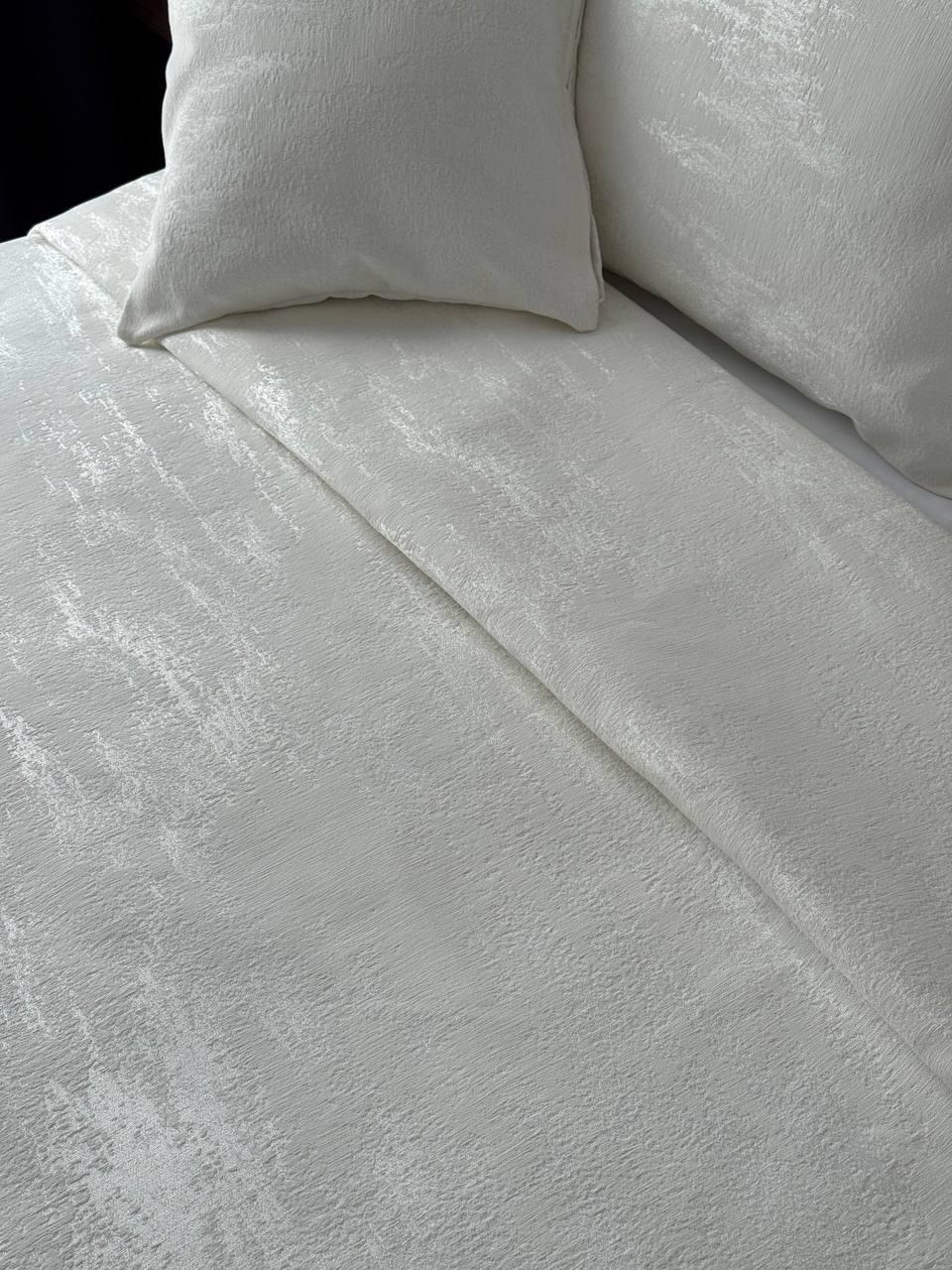 Покрывало Мрамор 180х250 см Молочный (22000-2-180x250cm) - фото 8 Покрывало Мрамор 180х250 см Молочный (22000-2-180x250cm) - фото 8