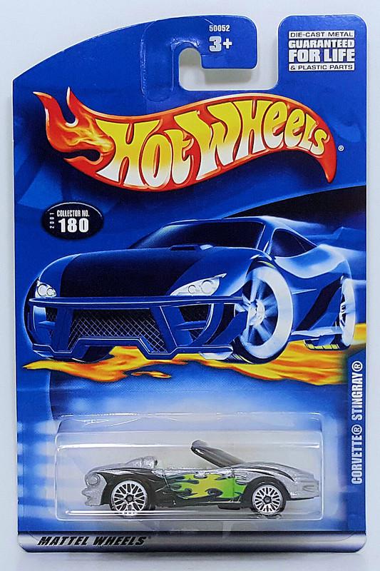 Игрушечная машинка Hot Wheels Corvette Stingray 2001 №180 (50052)