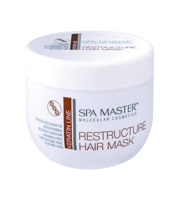 Маска Spa Master Prof KERATIN LINE реструктурирующая с кератином 128 SM 500 мл