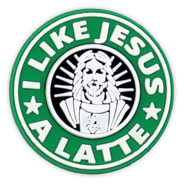 Джибитсы для кроксов Like Jesus a latte (HYB173-18)