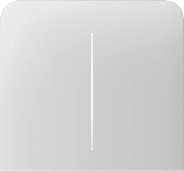 Кнопка бічна для двоклавішного вимикача Ajax SideButton 2-gang vertical White (2890076223)