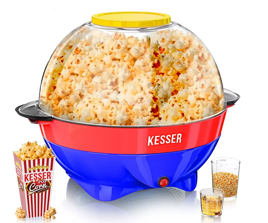 Аппарат для попкорна KESSER 800 Вт 5,5 л Сине-красный (4255598327893) Аппарат для попкорна KESSER 800 Вт 5,5 л Сине-красный (4255598327893)