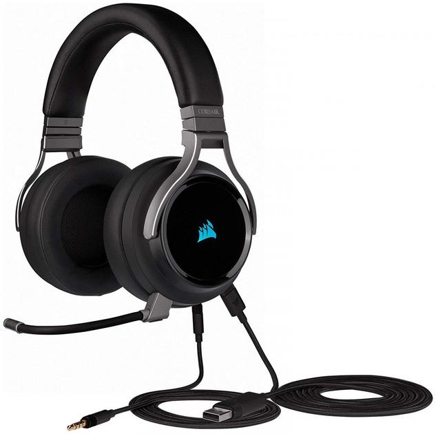 Наушники Corsair Virtuoso RGB Wireless Black (21042432) - фото 3 Наушники Corsair Virtuoso RGB Wireless Black (21042432) - фото 3