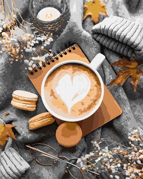 Картина по номерам Идейка Кофейная эстетика 40х50 см в термопакете (KHO5643)