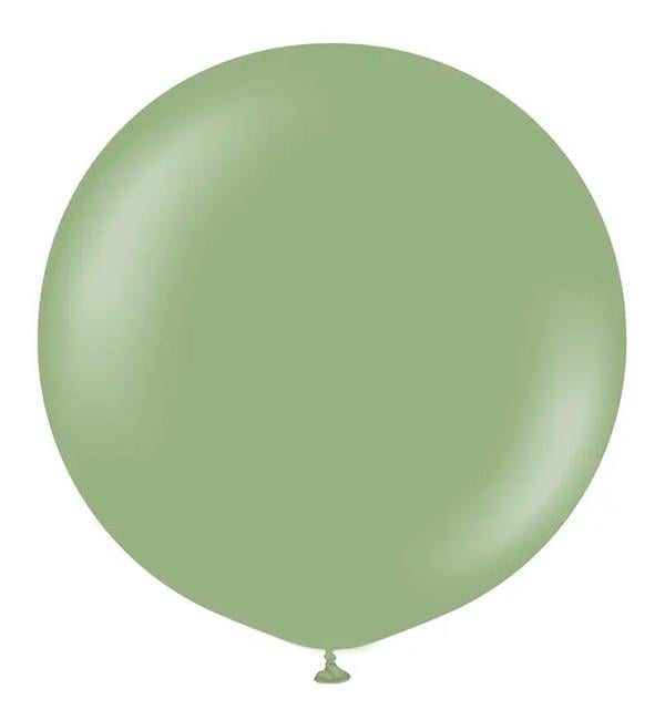 Воздушный шар 45 см 1 шт. Эвкалиптовый пастель (415319)