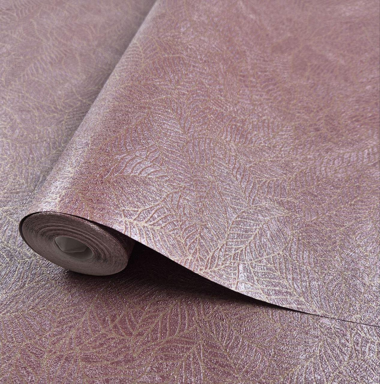 Обои виниловые на флизелине Marburg 56814 0,53х10,05 м Светло-бордовый (31144922)