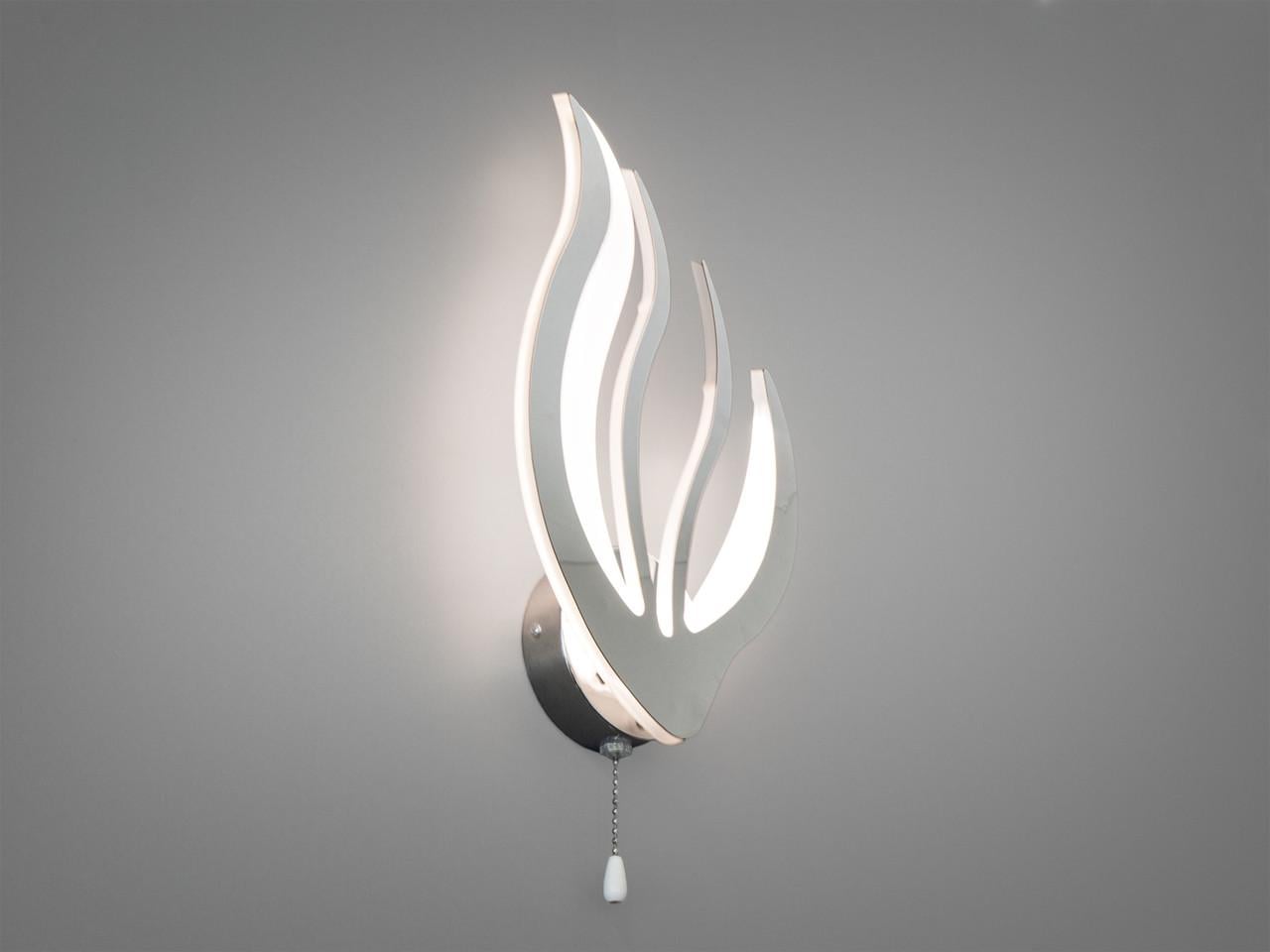 Бра светодиодная Diasha 2527/1HR 16 Вт с цепочкой Хром (2972560183)