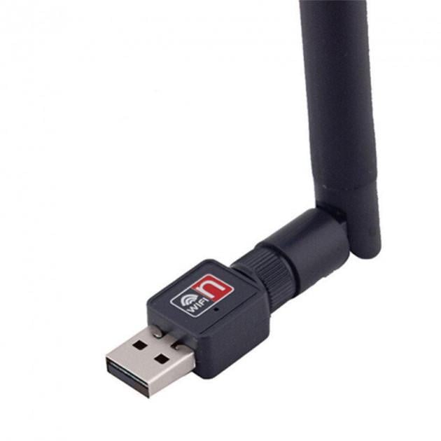 Wifi адаптер з антеною USB 150M 802.11n 5db - фото 2