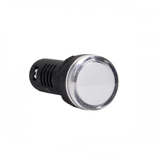 Лампа сигнальна CHINT ND16-22D/2 22 мм LED 230 V АC/DC Білий (593073)