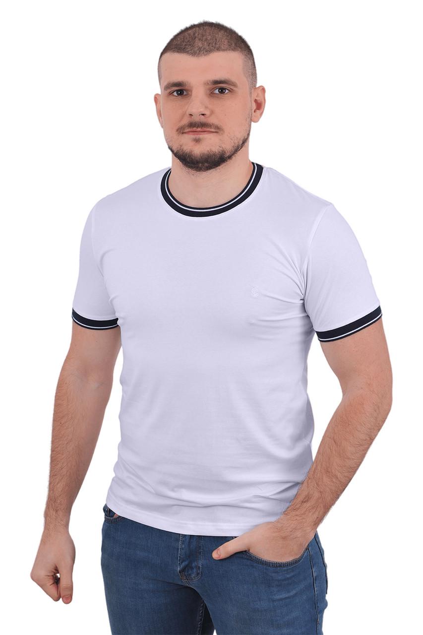 Футболка чоловіча Le Gutti 23-1734-06 2XL Білий - фото 3 Футболка чоловіча Le Gutti 23-1734-06 2XL Білий - фото 3